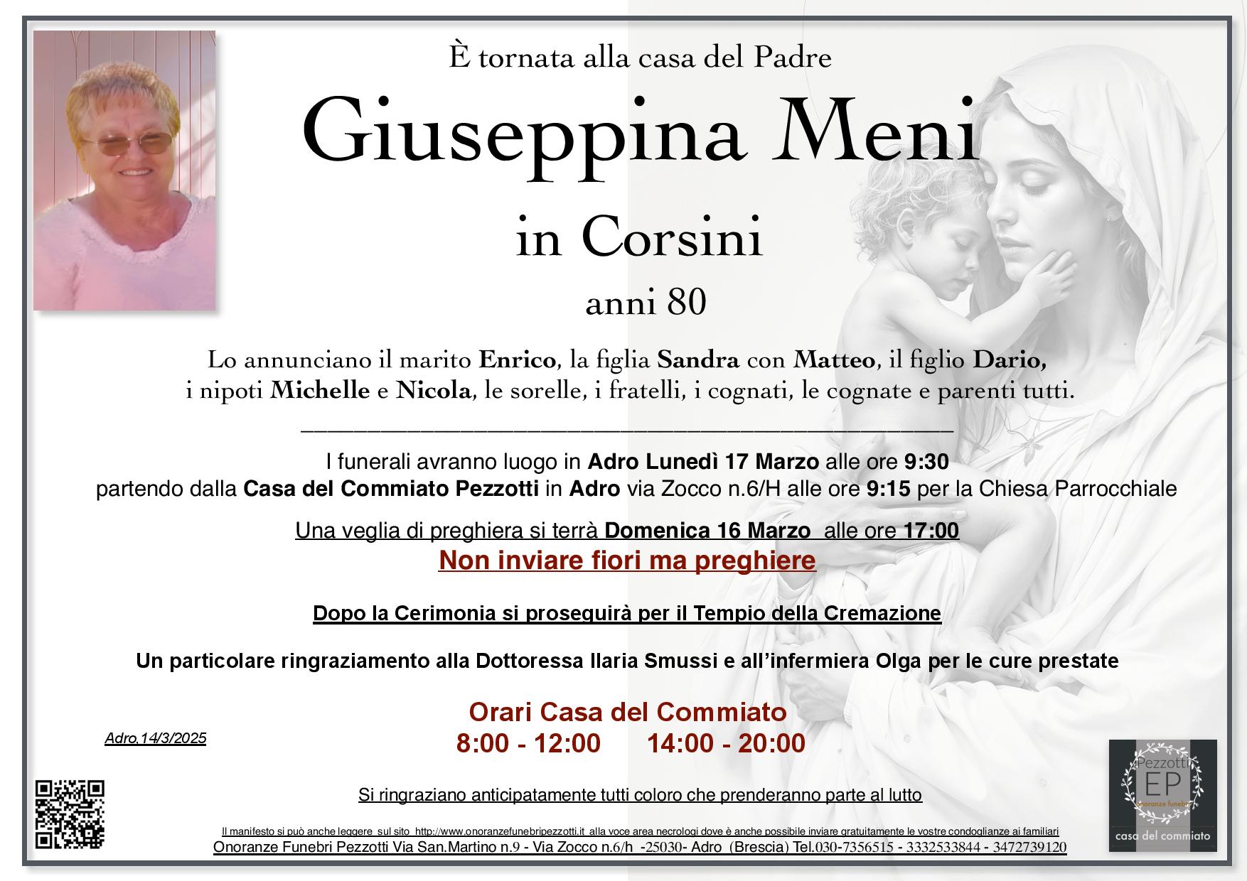 MENI GIUSEPPINA in CORSINI