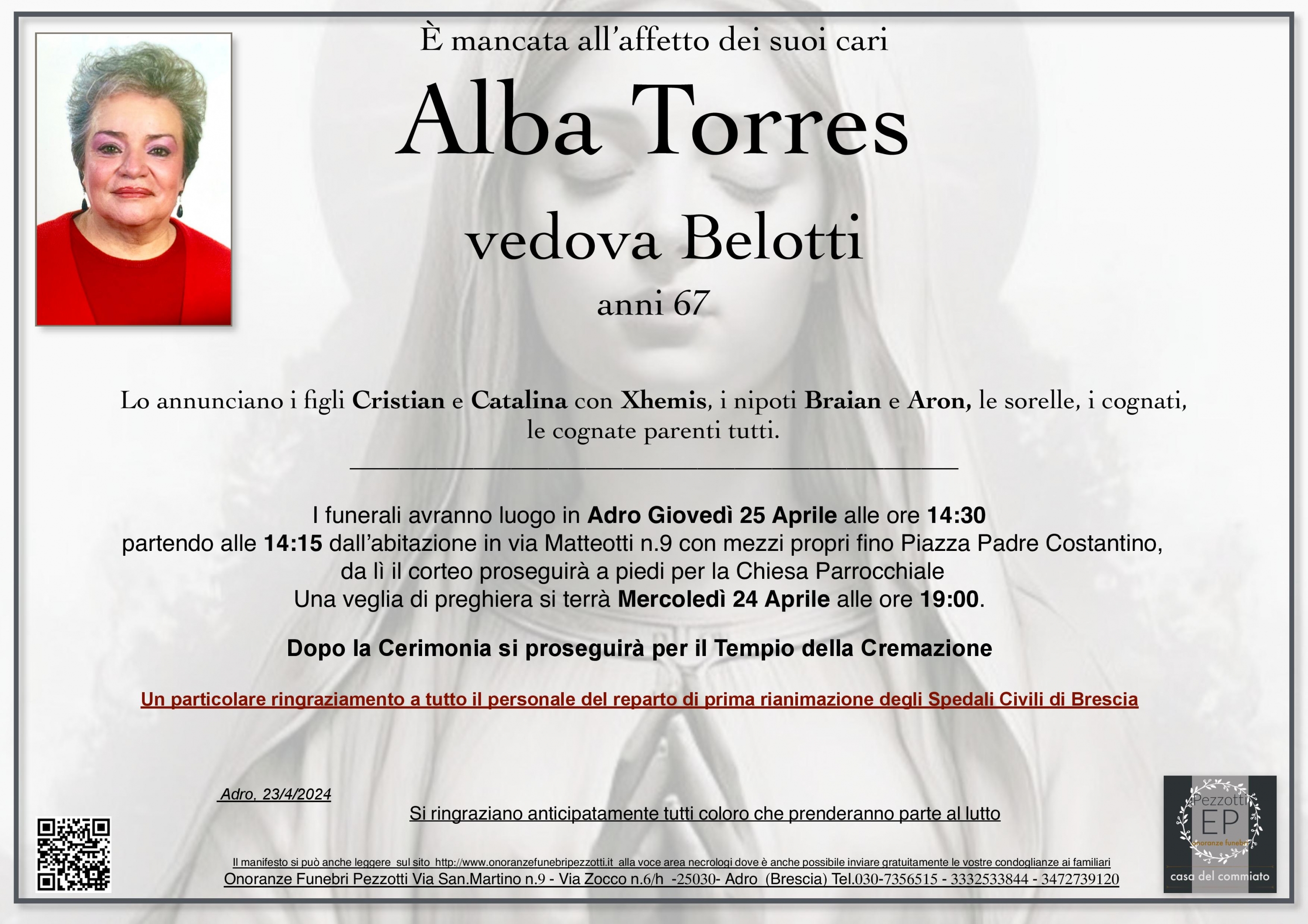 Alba Torres ved. Belotti