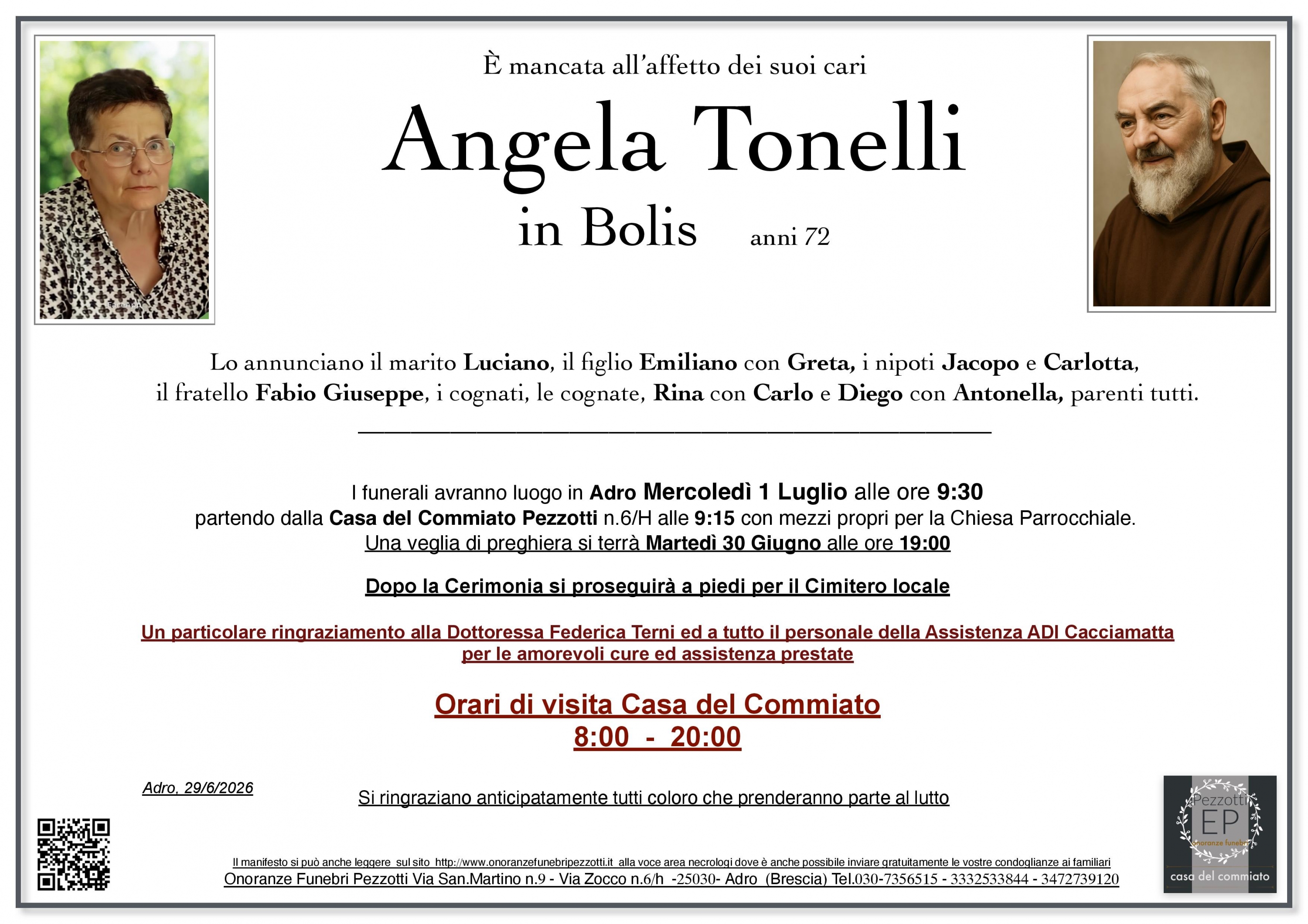 Angela Tonelli in Bolis