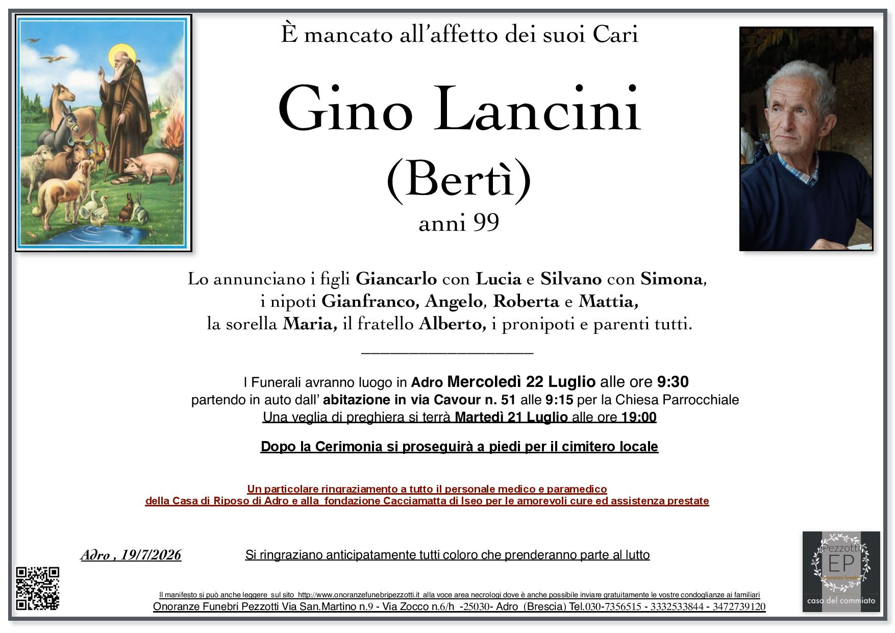 GINO LANCINI 