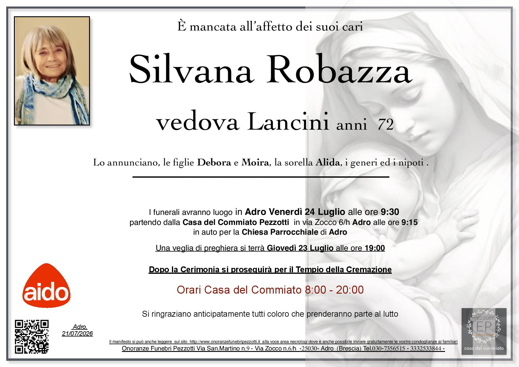 SILVANA ROBAZZA