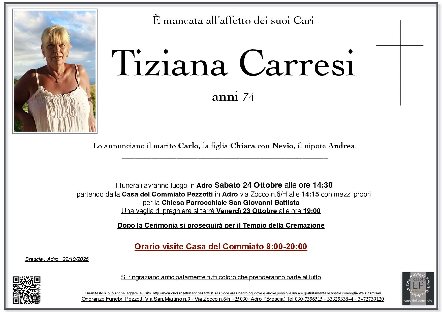 TIZIANA CARRESI 