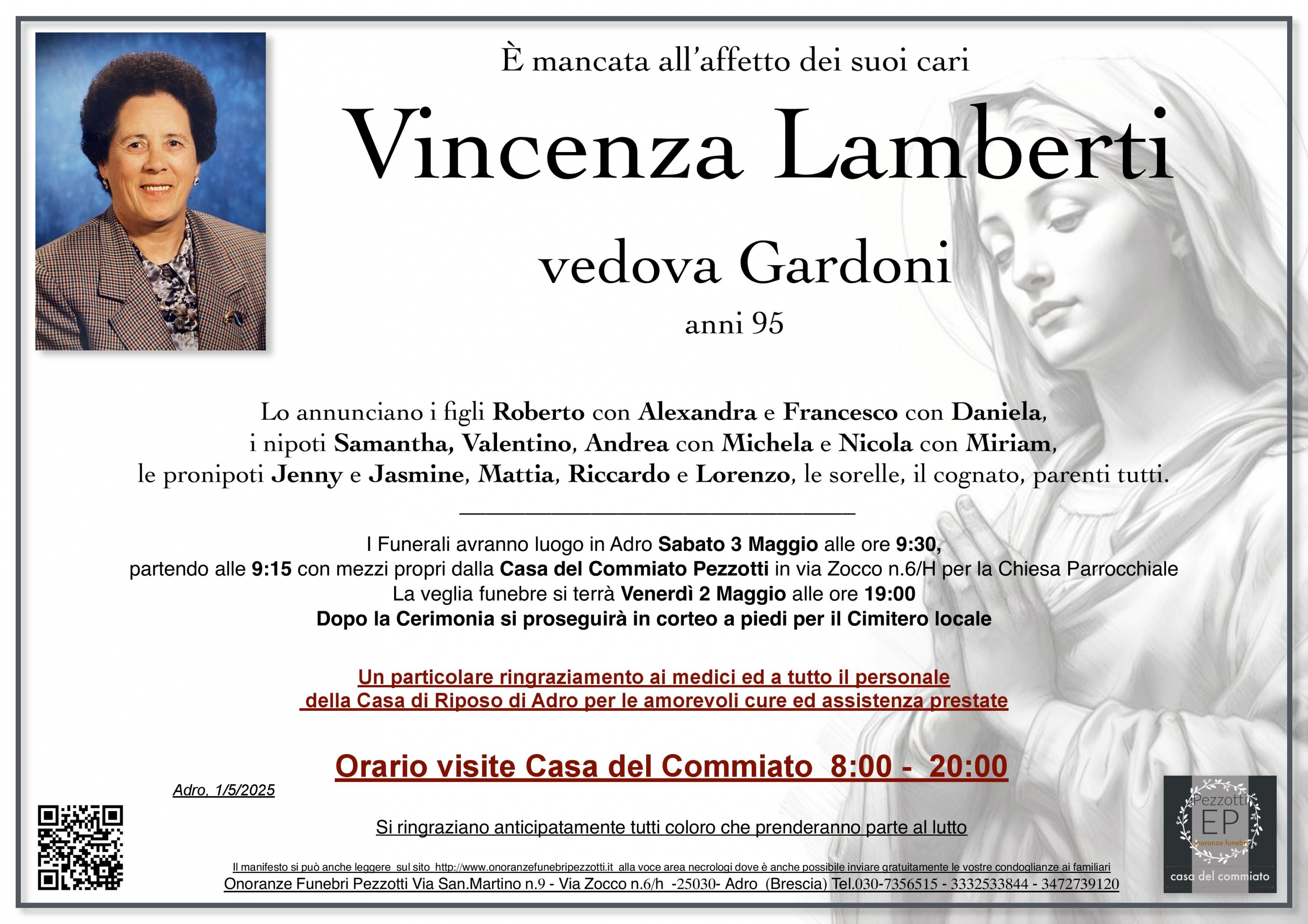 Vincenza Lamberti Ved. Gardoni